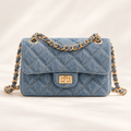 Chanel Mini Flap Rectangular - Denim