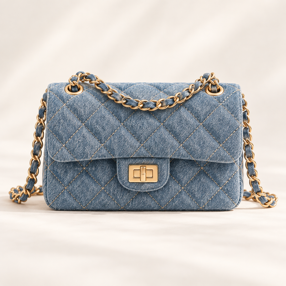 Chanel Mini Flap Rectangular - Denim