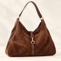 Gucci Giglio - Suede Leather Brown